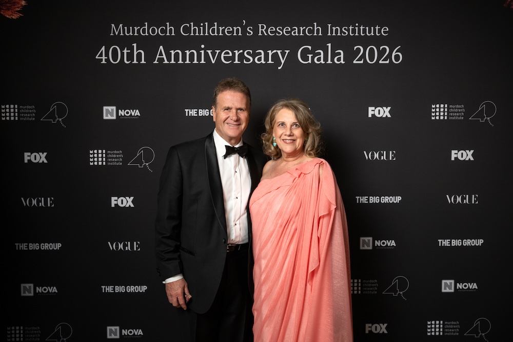 Stafford Fox Medical Research Foundation Trustee Anne Marie Gasbarro with husband Daniel. 